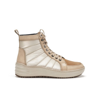 Dorking by Fluchos para mujer. D8950INCOW Zapatillas de Piel Winter nude (36), Plano, Cordones, Casual, Dorking by Fluchos outlet 2024.