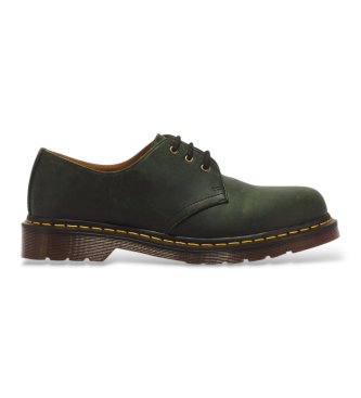 Dr Martens unisex Mocasines de Piel 1461 Dms verde