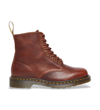 Dr Martens para hombre. 31976253 Botas de Piel 1460 Pascal marrón (45), Plano, Cordones, Casual