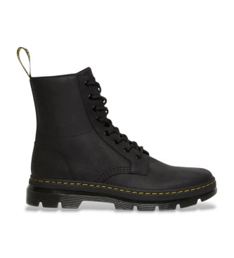 Dr Martens para hombre. 26007001 Botas de piel Combs Wyoming negro (42), Plano, Cordones, Casual