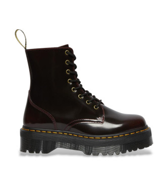 Dr Martens para mujer. 24764600 Botas de Piel Jadon Arcadia burdeos (41), Plano, Cremallera, Casual