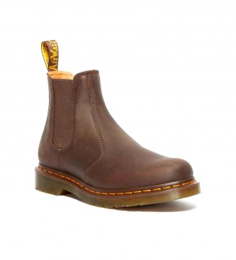 Dr Martens unisex. 27486201 Botines de piel Chelsea 2976 marrón (42), Plano, Ninguno, Casual