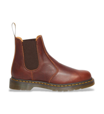Dr Martens para hombre. 31987253 Botines de Piel Chelsea 2976 marrón (42), Plano, Ninguno, Casual