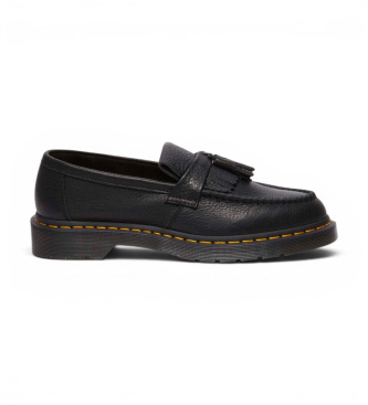 Dr Martens Unisex. 31997001 Adrian Black Leather Tassel Loafers (45), 1 To 3 Cm, None, Casual