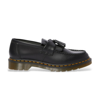 Dr Martens para mujer. 22209001 Mocasines de piel Adrian Yellow Stitch negro (41), Plano, 1 a 3cm, Cordones, Casual