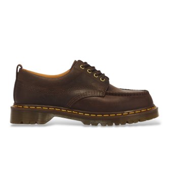 Dr Martens Mocasines de Piel Lowell de 4 ojales marrón