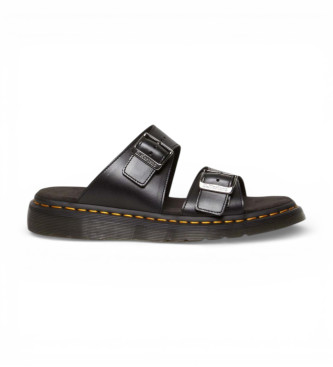 Dr Martens Para Mujer. 31570001 Sandalias De Piel Josef Negro (39), Plano, Ninguno, Casual-image