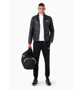 EA7 para hombre. 8NPB23_PNGPZ Abrigo de plumas negro (M), Casual, Poliamida