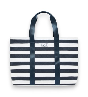 EA7 para mujer. 7W001199_AF22281 Bolso summer azul, blanco (OSFA), Casual, Algodón