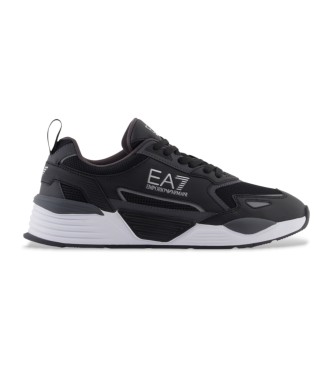 EA7 unisex. 7X000308_AF18447 Zapatillas Ace Runner New negro (36), Plano, Cordones, Casual