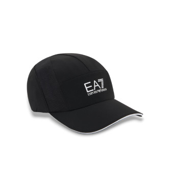EA7 unisex. 7X000107_AF15083 Gorra Tennis Pro U Light negro (M), Casual, Deportivo, Multideporte, Poliamida
