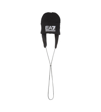 EA7 unisex. 7X000245_AF18020 Gorro Mountain Aviator negro (S), Casual, Lana