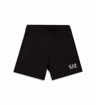 EA7 para niño. 7B000026_AF10380 Bermudas Core Identity negro (4Años= 106cm), Casual, Deportivo, Algodón, Multideporte, moda infantil