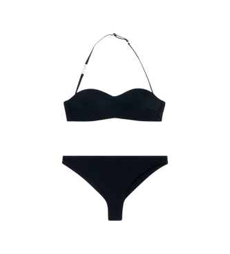 Bikini Bandeau negro