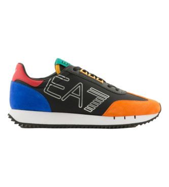 Ea7 Negro, Black X8x101_xk257 Zapatillas Black&White Vintage Negro (44), Plano, Cordones, Casual, Outlet 2024. Talla 44