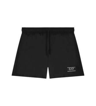 EA7 para hombre. 7M001713_AF21248 Boxer Beachwear negro (S), Poliéster