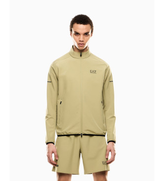 EA7 para hombre. 7M000638_AF16826 Chaqueta Dynamic Athlete Ventus7 marrón (3XL), Casual, Deportivo, Multideporte, Poliéster, Manga larga