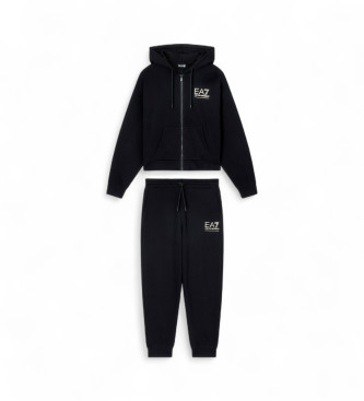 EA7 para mujer. 7W000425_AF10377 Chándal Train Visibility negro (S), Casual, Deportivo, Poliéster