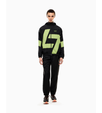EA7 para hombre. 7M000646_AF13415 Chándal Ventus7 negro (3XL), Casual, Poliéster, Manga larga