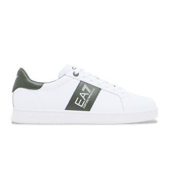 EA7 unisex. 7X000332_AF10848 Zapatillas de Piel Classic blanco (38), Plano, Cordones, Casual
