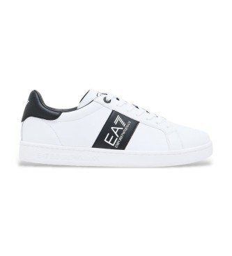 EA7 unisex. 7X000332_AF10848 Classic Ea7 läder sneakers vit (42 2/3), Hud, Karta, Nyckelband, Casual