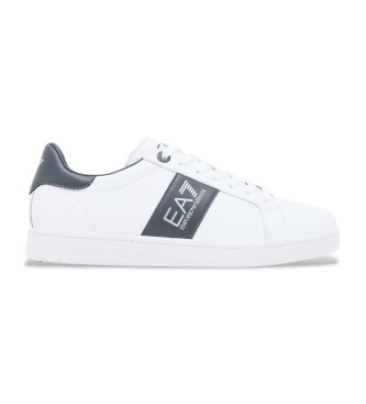 EA7 unisex. 7X000332_AF10848 Zapatillas de Piel Classic blanco (46), Plano, Cordones, Casual