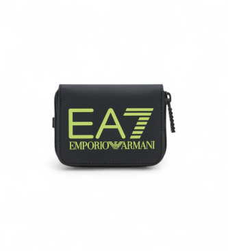 EA7 unisex. 245055_3R910 Monedero Maxilogo negro (OSFA), Casual, Poliéster