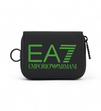 EA7 unisex. 245055_3R910 Cartera con maxilogotipo negro (OSFA), Casual, Poliéster