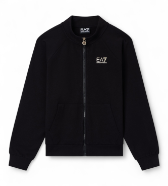 EA7 para niña. 7G000139_AF13135 Chaqueta Core Id Girl Negro (14años= 164cm), Casual, Sintético, Manga larga, moda infantil