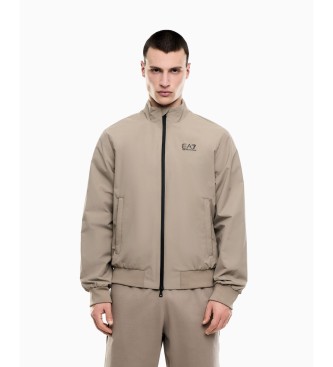 EA7 para hombre. 7M000424_AF13569 Chaqueta Bomber Regular beige (XS), Casual, Deportivo, Poliamida