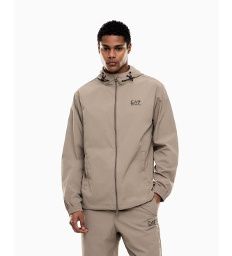 EA7 para hombre. 7M001283_AF13190 Chaqueta Core Identity Regular beige (XL), Casual, Deportivo, Poliamida