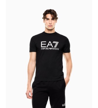 EA7 para hombre. 7M001412_AF22264 Camiseta Core Identity negro (XL), Casual, Algodón, Manga corta