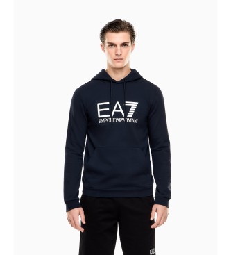 EA7 para hombre. 7M001413_AF22266 Sudadera Core Identity azul marino (XL), Negro, Casual, Deportivo, Algodón, Sportswear, Multideporte, Mang
