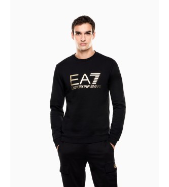 EA7 para hombre. 7M002278_AF22266 Sudadera Core negro (L), Casual, Algodón