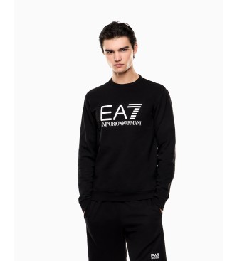 EA7 para hombre. 7M002278_AF22266 Sudadera Core Identity negro (S), Casual, Algodón, Manga corta