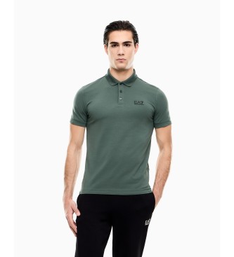 Ea7 Homem Verde Para 8Npf14_pjvqz Pólo Core Identity Slim (5Xl), Casual, Algodão, Manga Curta
