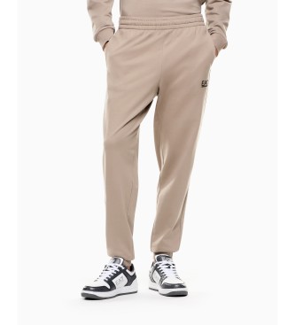 EA7 para hombre. 8NPP66_PJVRZ Pantalón Core Identity marrón (XXL), Casual, Deportivo, Algodón, Running, Tenis/Padel, Multideporte