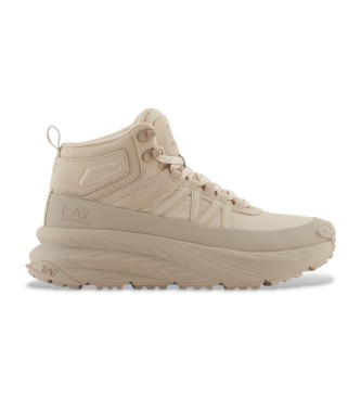 EA7 unisex. 7X000299_AF18450 Botines Crusher Sonic beige (38), Plano, Cordones, Casual, Deportivo