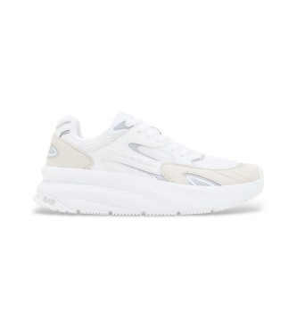 EA7 unisex. 7X000342_AF18617 Zapatillas Crusher Sonic Mix blanco (41 1/3), Plano, Cordones, Casual