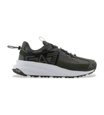 EA7 unisex. 7X000352_AF18833 Zapatillas Crusher Sonic Rope verde (44), Plano, Cordones, Casual, Deportivo