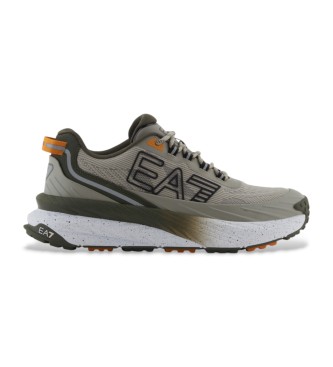 EA7 unisex. 7X000344_AF18640 Zapatillas Crusher Sonic Trail verde (46), Plano, Cordones, Casual, Deportivo