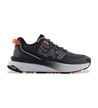 EA7 unisex. 7X000344_AF18640 Zapatillas Crusher Sonic Trail marino (43 1/3), Plano, Cordones, Deportivo, Running