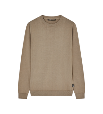 EA7 para hombre. 7M000541_AF14755 Jersey Golf Pro marrón (XL), Casual, Algodón, Clásico