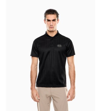 EA7 para hombre. 7M001287_AF22277 Polo Golf Pro negro (M), Casual, Deportivo, Tenis/Padel, Poliéster, Manga corta