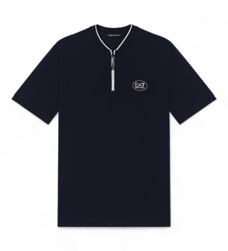 EA7 para hombre. 7M001541_AF16722 Polo Golf Pro marino (XS), Azul, Casual, Algodón, Manga corta