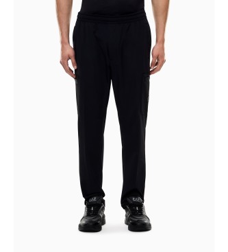EA7 para hombre. 7M001691_AF21684 Pantalón Golf Pro negro (XS), Casual, Deportivo, Nylon