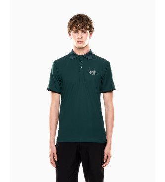 EA7 para hombre. 7M000868_AF16428 Polo Golf Pro verde (XS), Casual, Deportivo, Poliéster, Manga corta