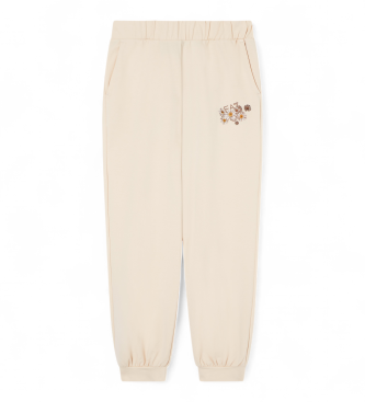 EA7 para niña. 7G000226_AF21638 Pantalones Graphic Series Girl Beige (16Años= 168cm), Casual, Deportivo, Algodón, Sportswear, Multideporte,