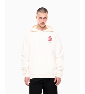 EA7 para hombre. 7M001399_AF17787 Sudadera Graphic Series M blanco (XXL), Casual, Deportivo, Algodón, Sportswear, Multideporte, Manga larga