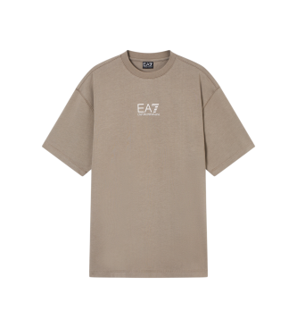EA7 för män. 7X000445_AF16720 Grafisk t-shirt brun (XXL), Casual, Bomull, Kort ärm